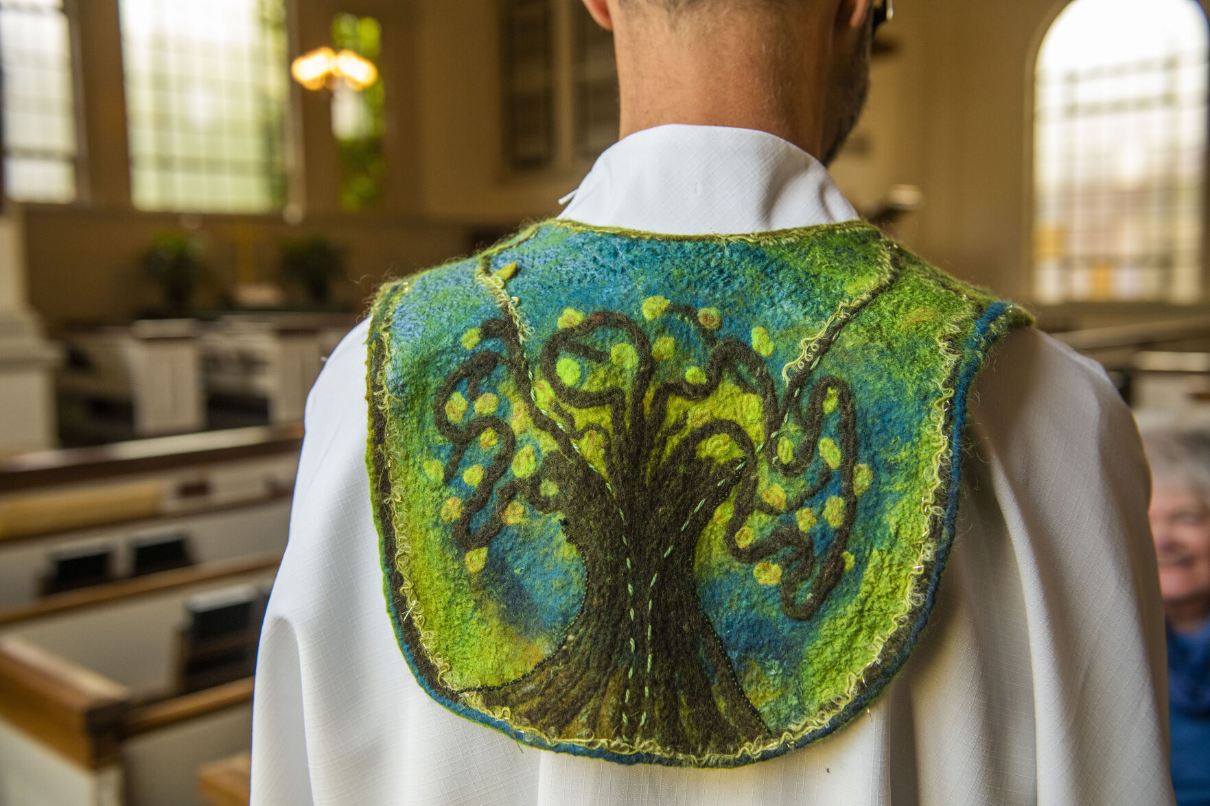 Mahlberg with tree panel